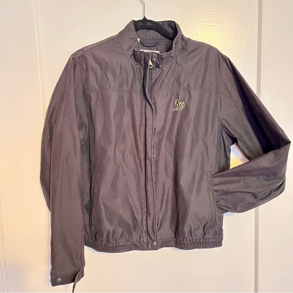 Women’s Black Oakland A’s Baseball Jacket size medium.